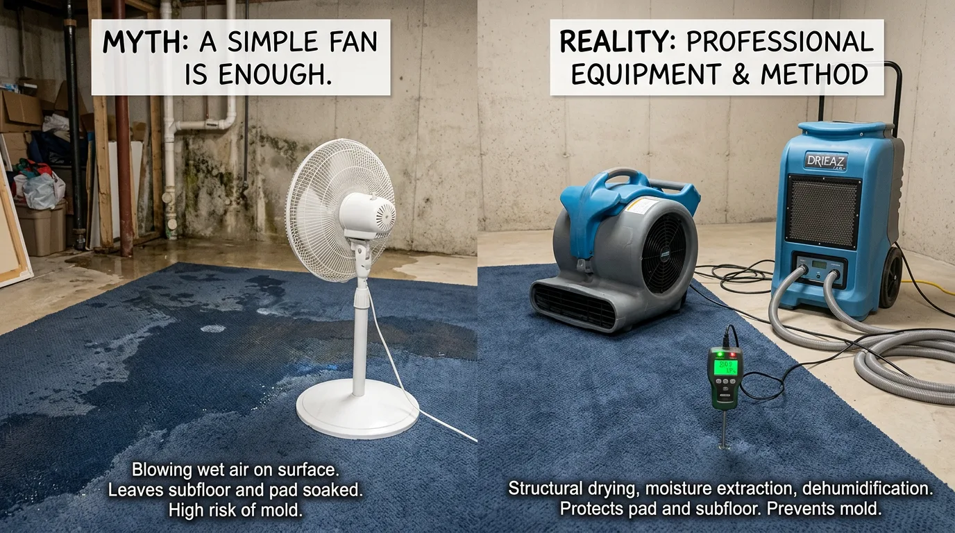 Top 5 Water Damage Restoration Myths Every Lakewood Homeowner Should Know